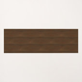 Donkere walnoot Brown Bamboo Wood Grain: Yogamat (Achterkant (horizontaal))