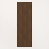 Donkere walnoot Brown Bamboo Wood Grain: Yogamat (Achterkant)