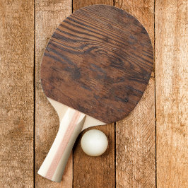 Donkere Walnoot Hout Tafeltennisbatje