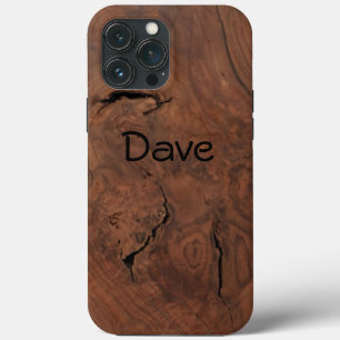 Donkere Walnut blik Case-Mate iPhone Case