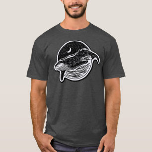 donkere walvis t-shirt