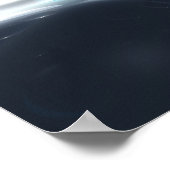 Donkere waterdruppels Poster (Hoek)