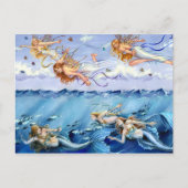 Donkere wateren heldere hemels briefkaart (Voorkant)