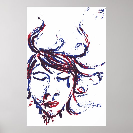 donkere wateren poster (Voorkant)