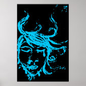 donkere wateren poster (Voorkant)