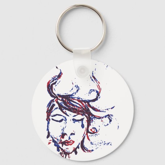 donkere wateren sleutelhanger (Voorkant)