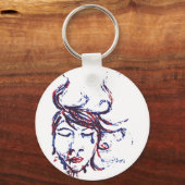 donkere wateren sleutelhanger (Voorkant)