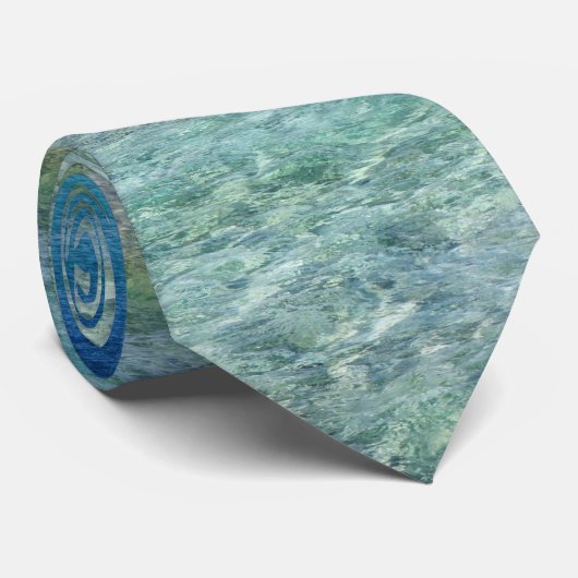 Donkere wateren stropdas (Opgerold)