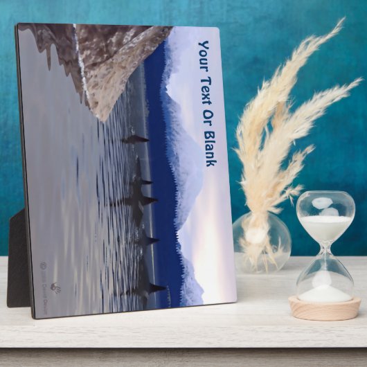 Donkere waterorca fotoplaat (Zijkant)