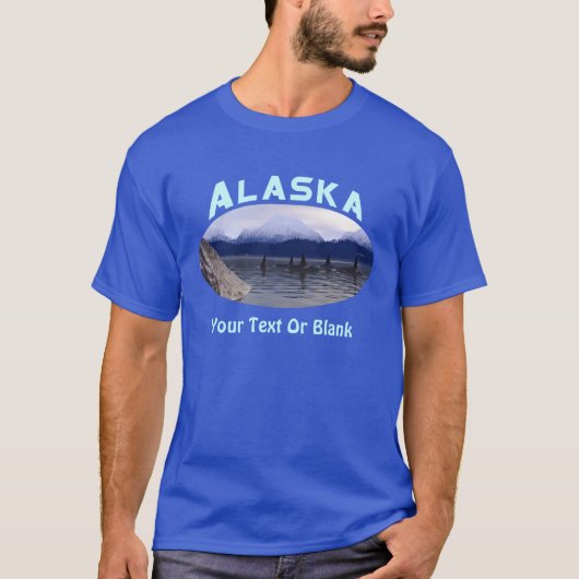 Donkere waterorca t-shirt (Voorkant)