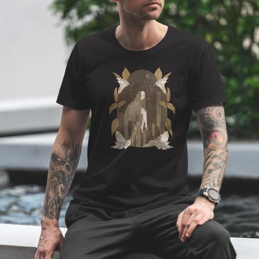 Donkere waterval t-shirt