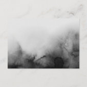 Donkere Waterverf Black Halloween Oranje bruiloft Informatiekaartje (Achterkant)