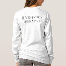 Donkere Waterverf "RAD-iation Therapist" lang slee