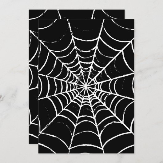 Donkere webpagina kaart (Voorkant / Achterkant)