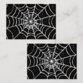 Donkere webpagina notitiekaartje (Voorkant / Achterkant)