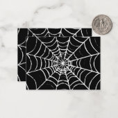 Donkere webpagina notitiekaartje (Voorkant / Achterkant in situ)