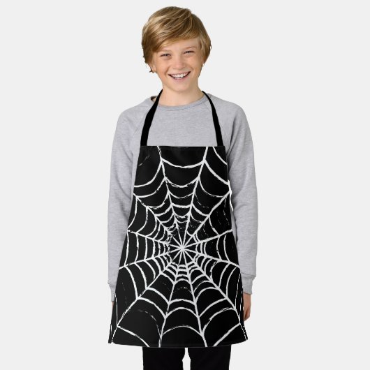 Donkere webpagina schort (Gedragen)