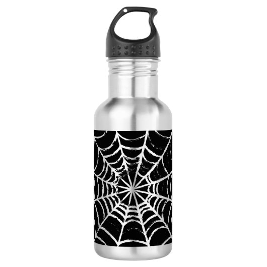 Donkere webpagina waterfles  (Voorkant)