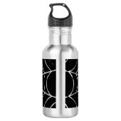 Donkere webpagina waterfles  (Achterkant)