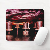 Donkere weerkandle Mousepad Muismat (Met muis)