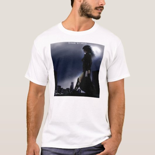 Donkere wereld t-shirt (Voorkant)