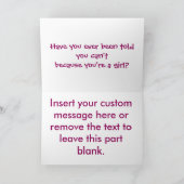 Donkere wetenschapper kaart (Binnen)