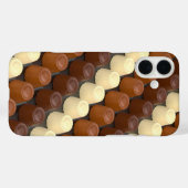 Donkere, witte en melkchocolade pralines Case-Mate iPhone case (Achterkant (horizontaal))