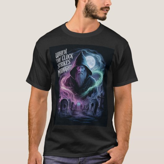 Donkere wizard t-shirt (Voorkant)