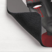 Donkere wizard Witte ogen en Tattoos Muismat (Hoek)