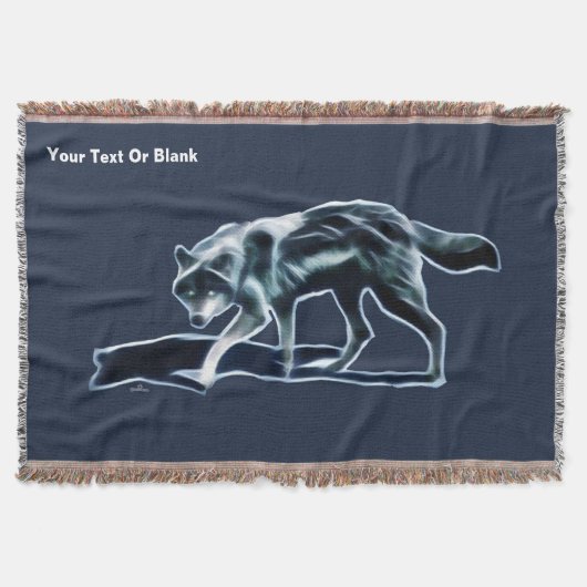 Donkere Wolf Deken (Voorkant)