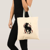 Donkere Wolf en slangen Tote Bag (Voorkant (product))
