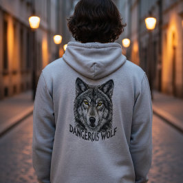 Donkere Wolf Energie Hoodie