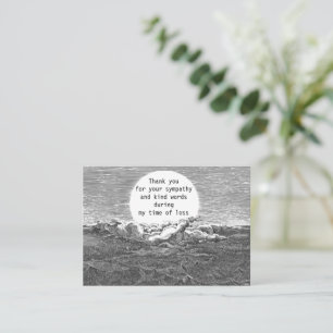 Donkere wolk Hartelijk dank Notitiekaartje