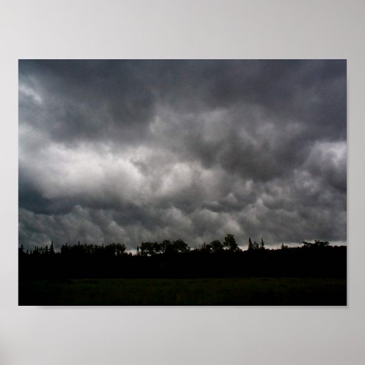 Donkere wolken (3) poster (Voorkant)