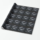 Donkere wolken cadeaupapier (Uitgerold)