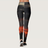 Donkere wolken en Leggings van Cactus Vrouwen (Achterkant)