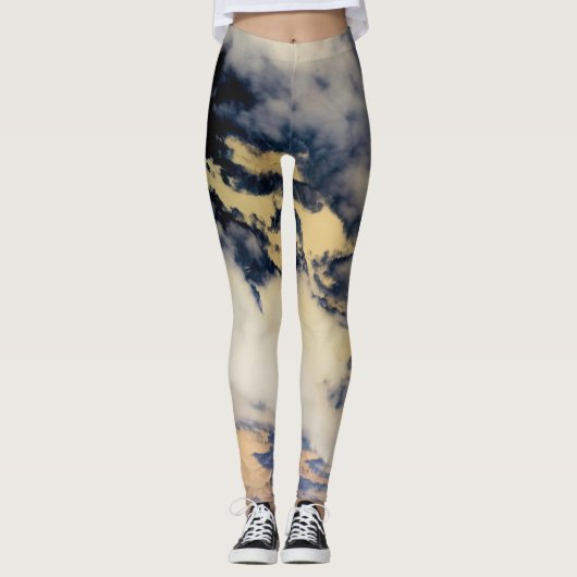 Donkere wolken leggings (Voorkant)