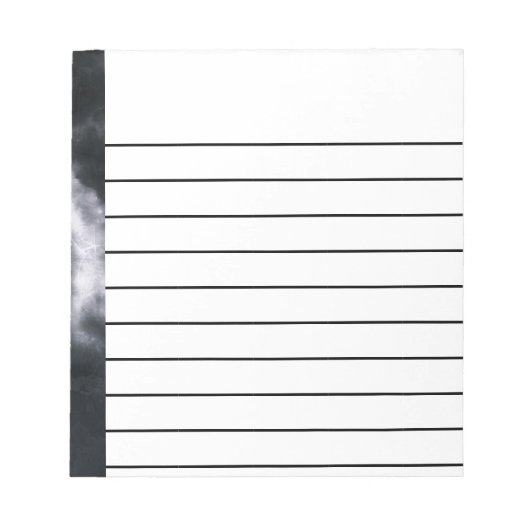 Donkere wolken notitieblok (Voorkant)