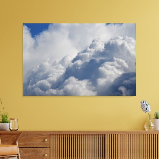 Donkere wolken Sky Foto Canvas Afdruk (Insitu (Woonkamer))