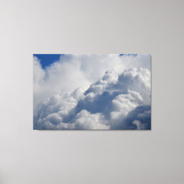 Donkere wolken Sky Foto Canvas Afdruk