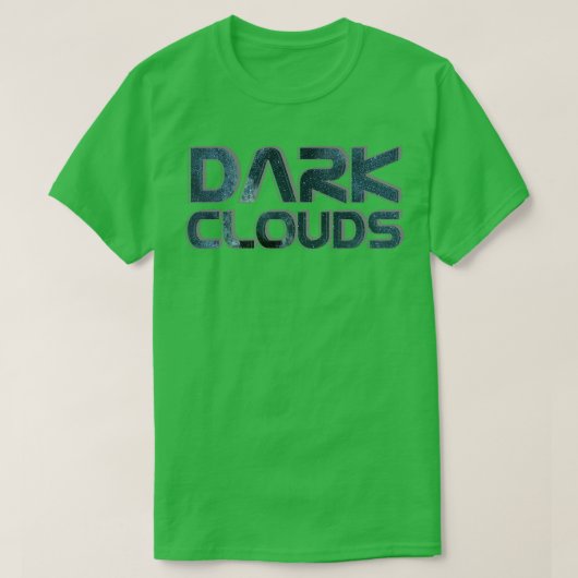Donkere wolken t-shirt (Design voorkant)