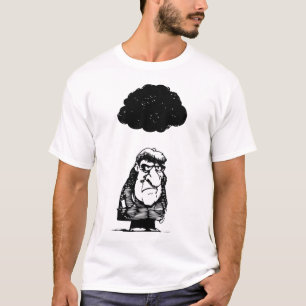 Donkere wolken t-shirt