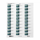 Donkere wolken Uitzicht Etiket (Full Sheet)
