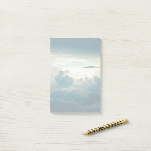 Donkere wolken Uitzicht Post-it® Notes (Op bureau)