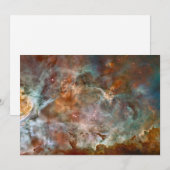 Donkere wolken van Carina Nebula Hubble Space Feestdagenkaart (Voorkant / Achterkant)