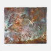 Donkere wolken van Carina Nebula Hubble Space Fleece Deken (Voorkant (Horizontaal))