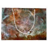 Donkere wolken van Carina Nebula Hubble Space Groot Cadeauzakje (Achterkant)