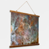 Donkere wolken van Carina Nebula Hubble Space Hangend Wandkleed (Gebogen)