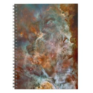 Donkere wolken van Carina Nebula Hubble Space Notitieboek