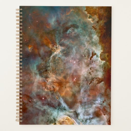 Donkere wolken van Carina Nebula Hubble Space Planner (Voorkant)